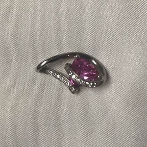 Pink Sapphire Necklace Pendant